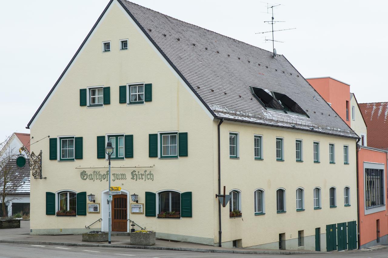 Hotel Zum Hirsch Wertingen Exterior photo